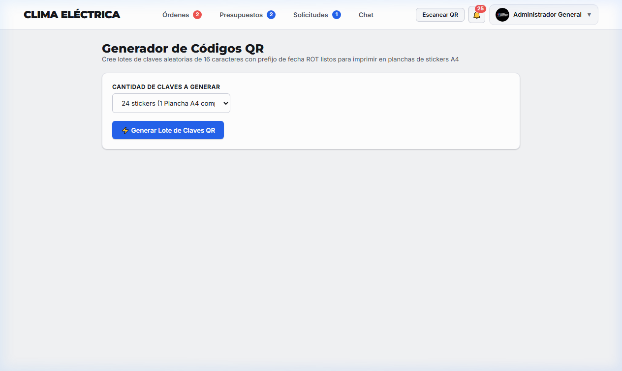 Generador de Códigos QR